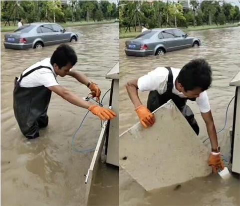 風雨中的堅守，只為道路暢通—湘江智慧暴雨中奮力搶修